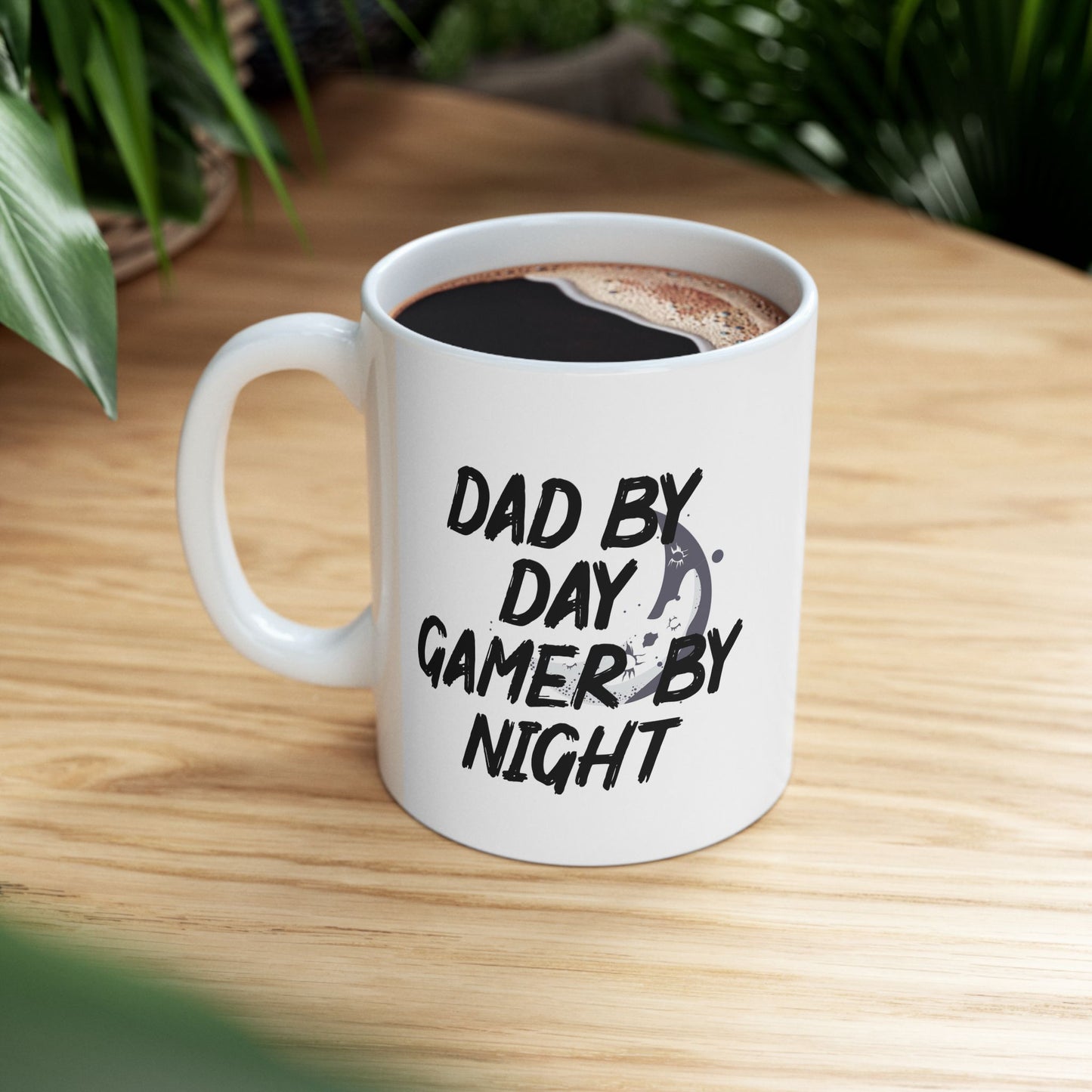 Dad by Day Gamer by Night Ceramic Mug