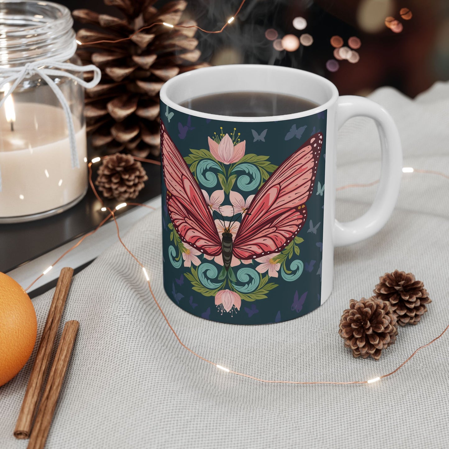 Butterfly Ceramic Mug