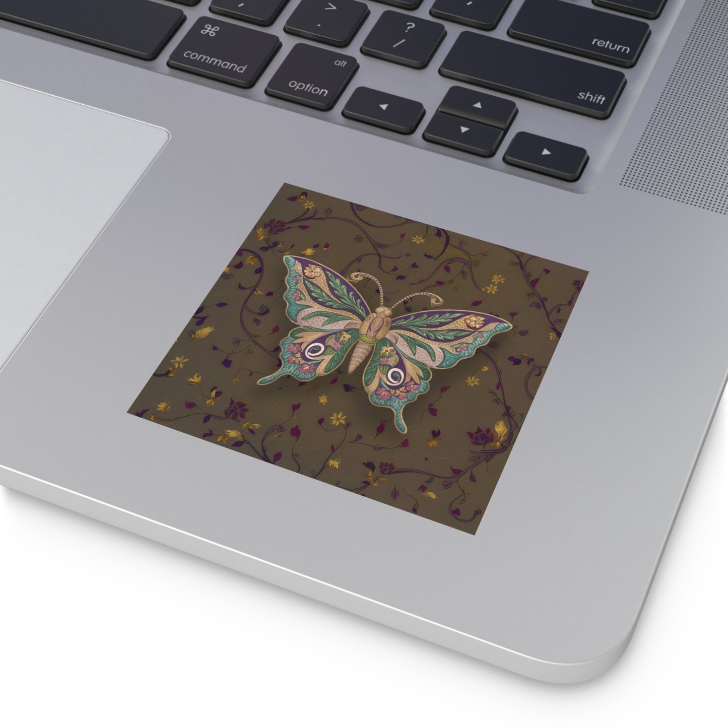 Butterfly Square Vinyl Sticker
