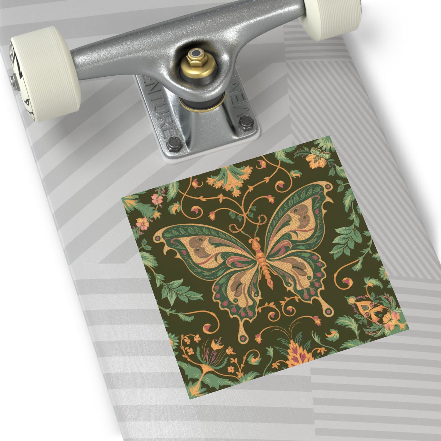 Butterfly Square Vinyl Sticker