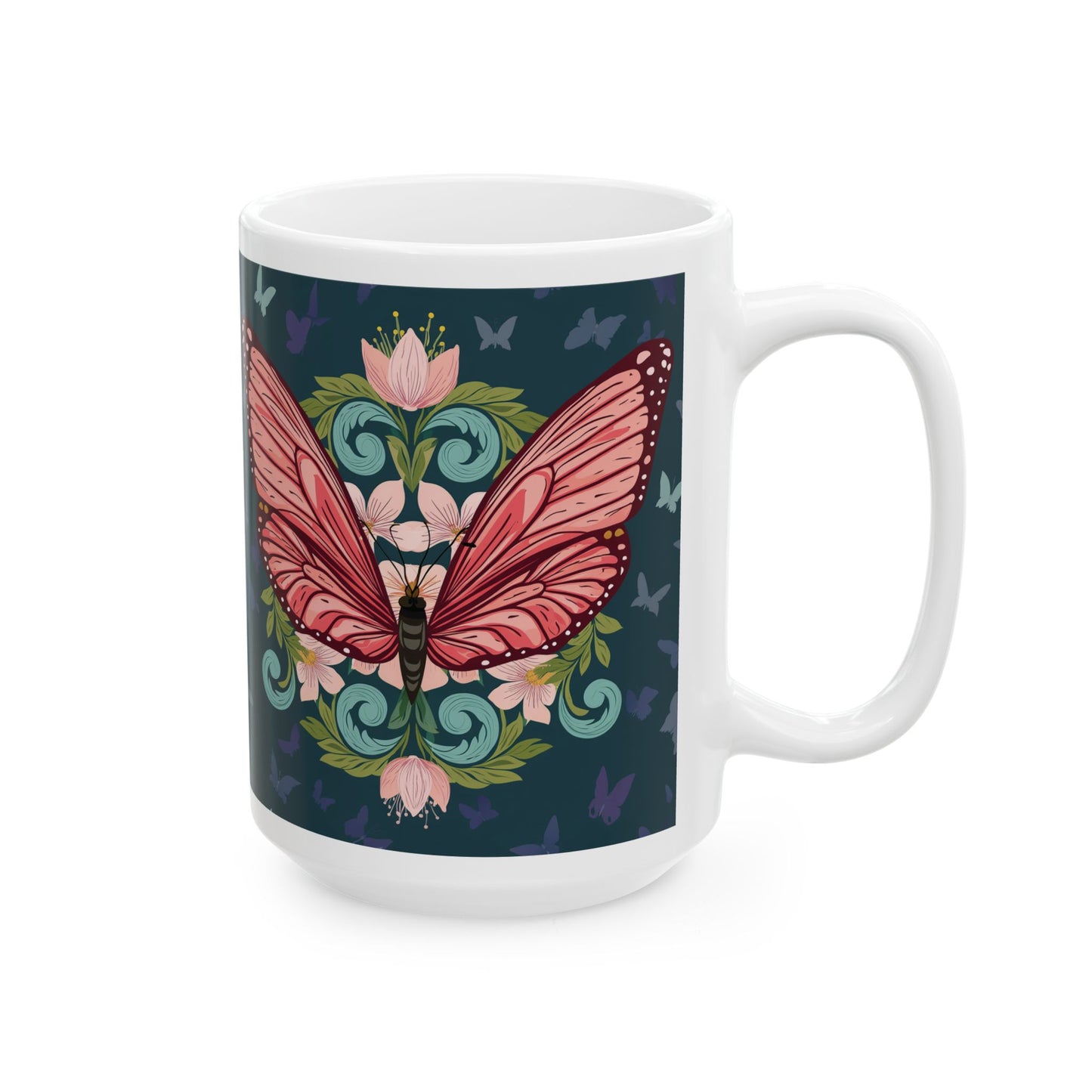 Butterfly Ceramic Mug
