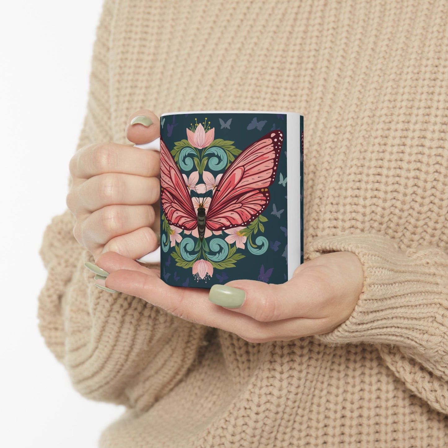 Butterfly Ceramic Mug