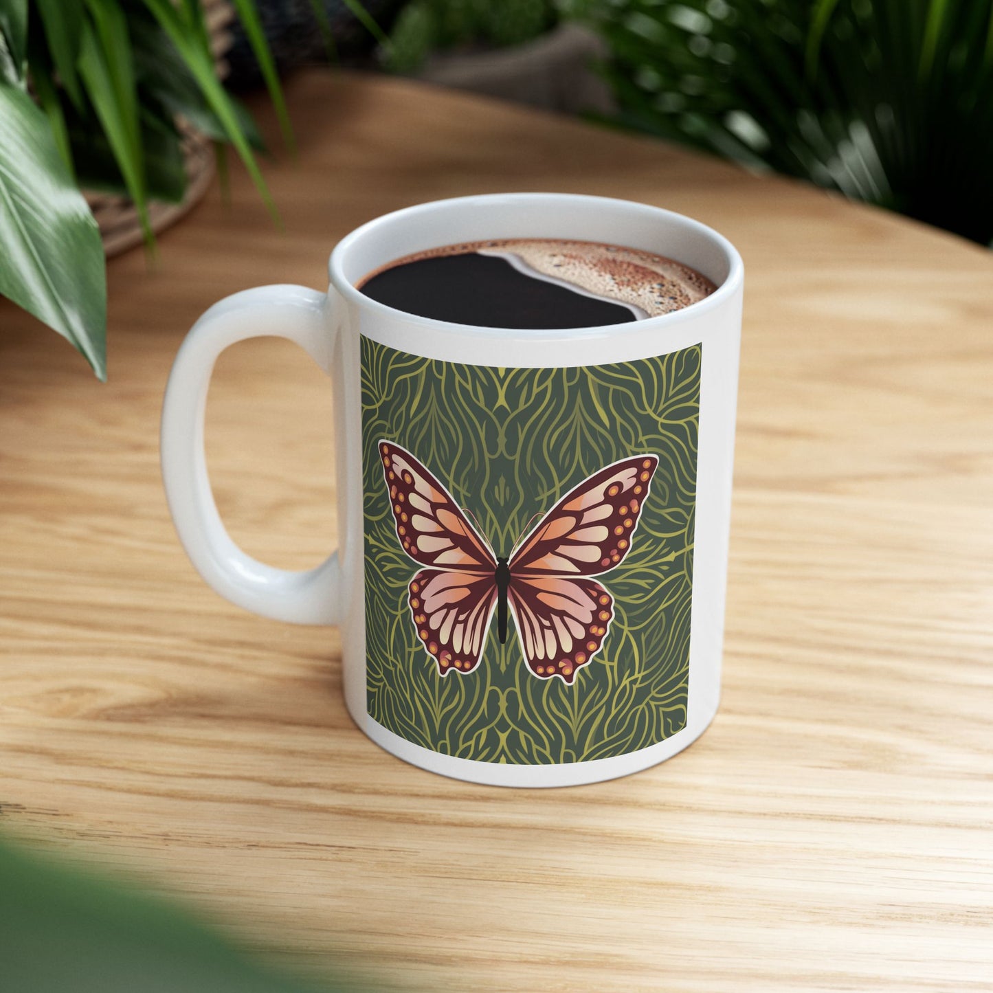 Butterfly Ceramic Mug