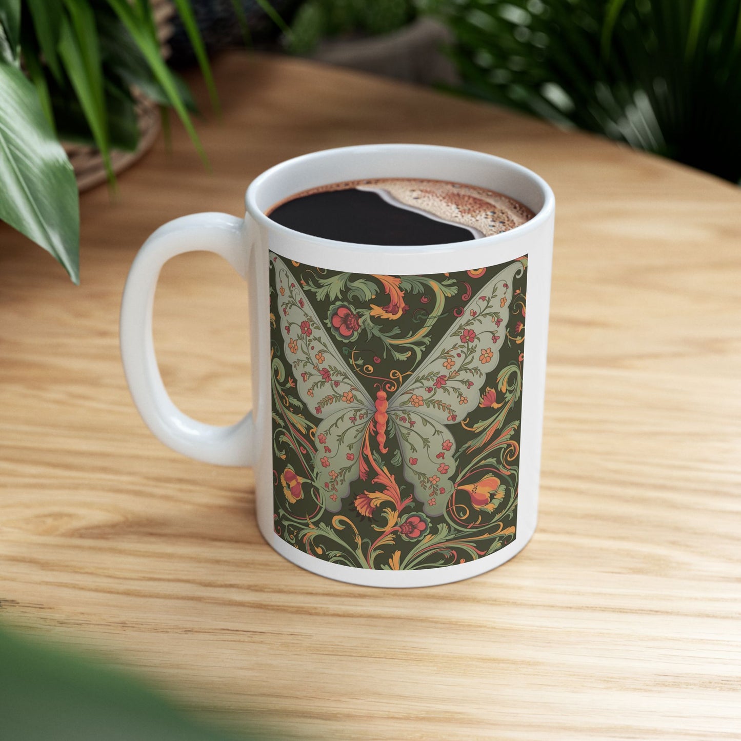 Butterfly Ceramic Mug