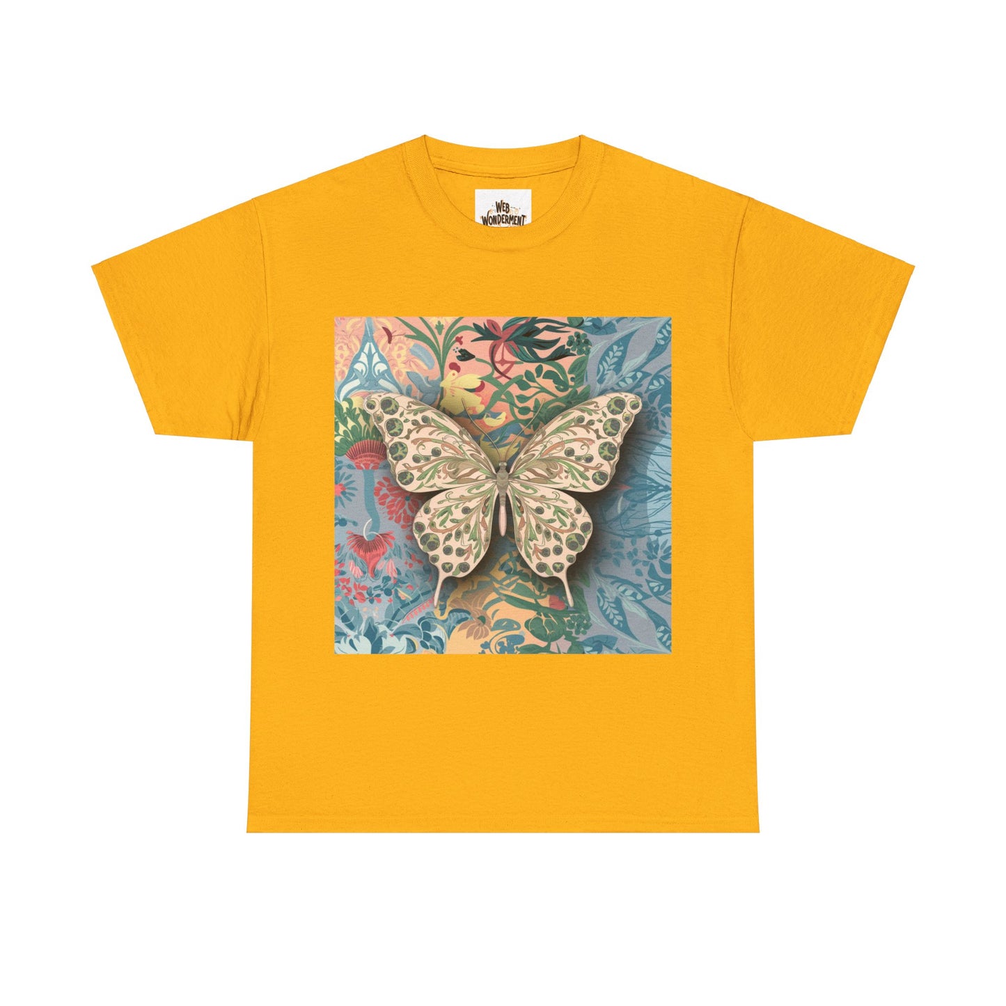 Butterfly Unisex Heavy Cotton T-Shirt