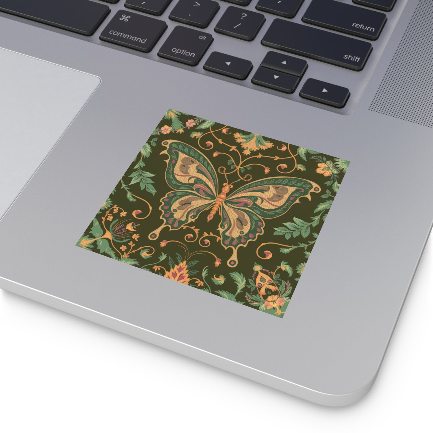 Butterfly Square Vinyl Sticker