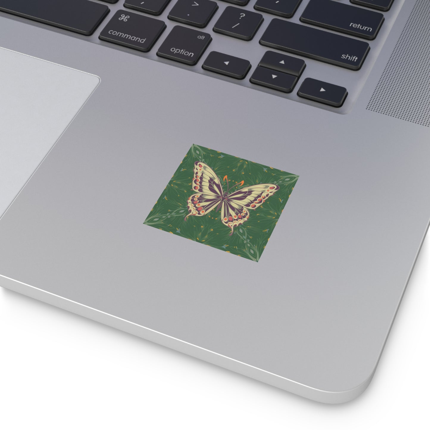 Butterfly Square Vinyl Sticker