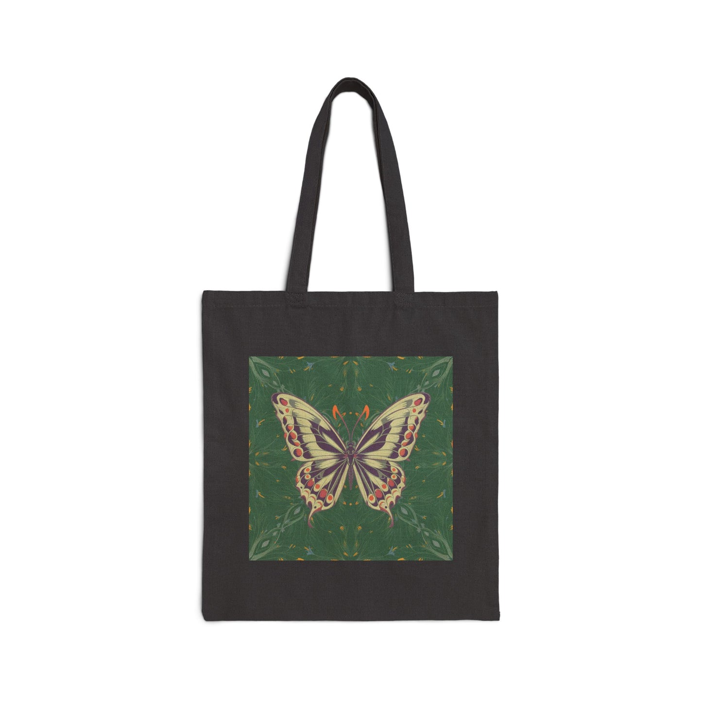 Butterfly Cotton Canvas Tote Bag