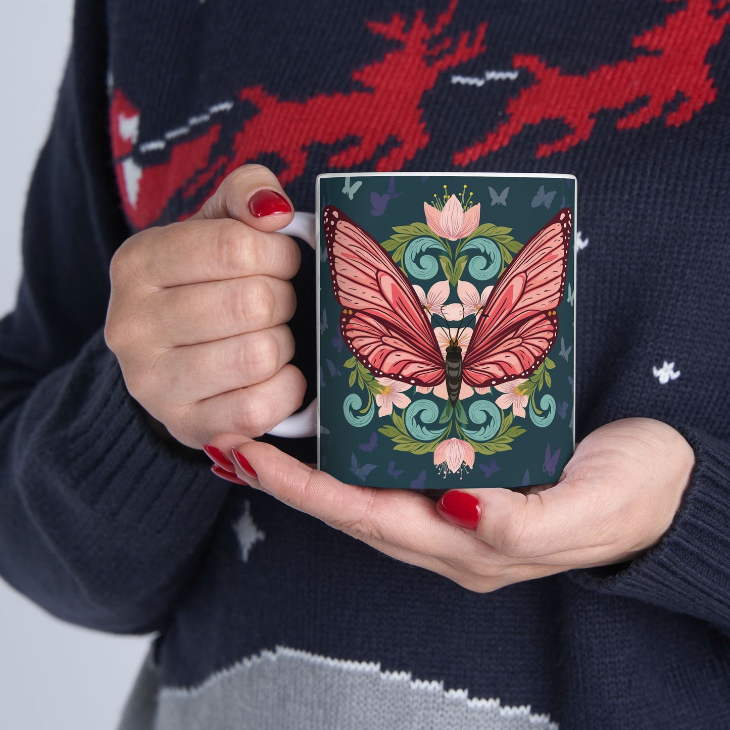 Butterfly Ceramic Mug