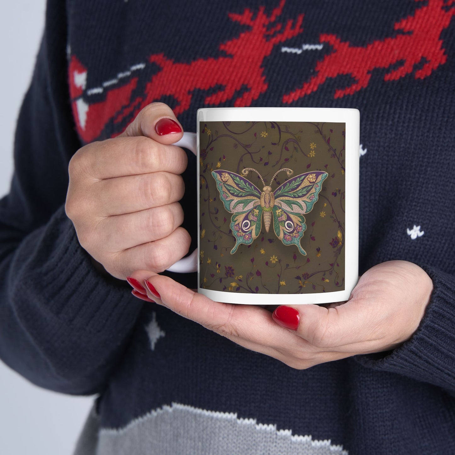 Butterfly Ceramic Mug