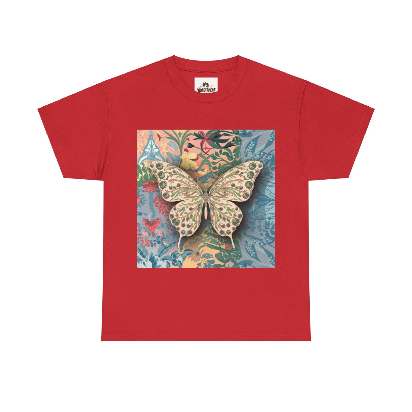 Butterfly Unisex Heavy Cotton T-Shirt