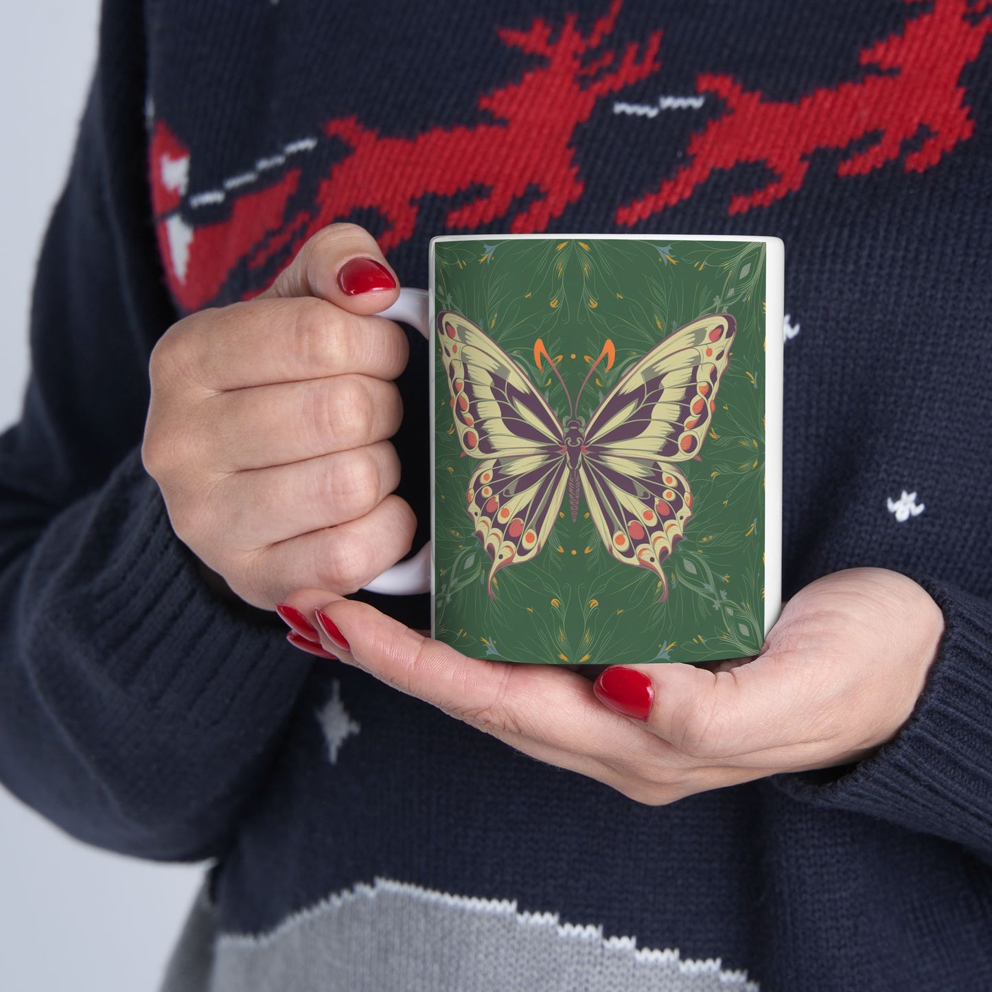 Butterfly Ceramic Mug